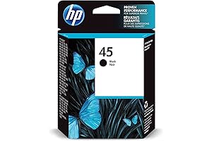 HP 5SE45A Black Ink Cartridge, Works with Select HP DeskJet, DesignJet, OfficeJet,...