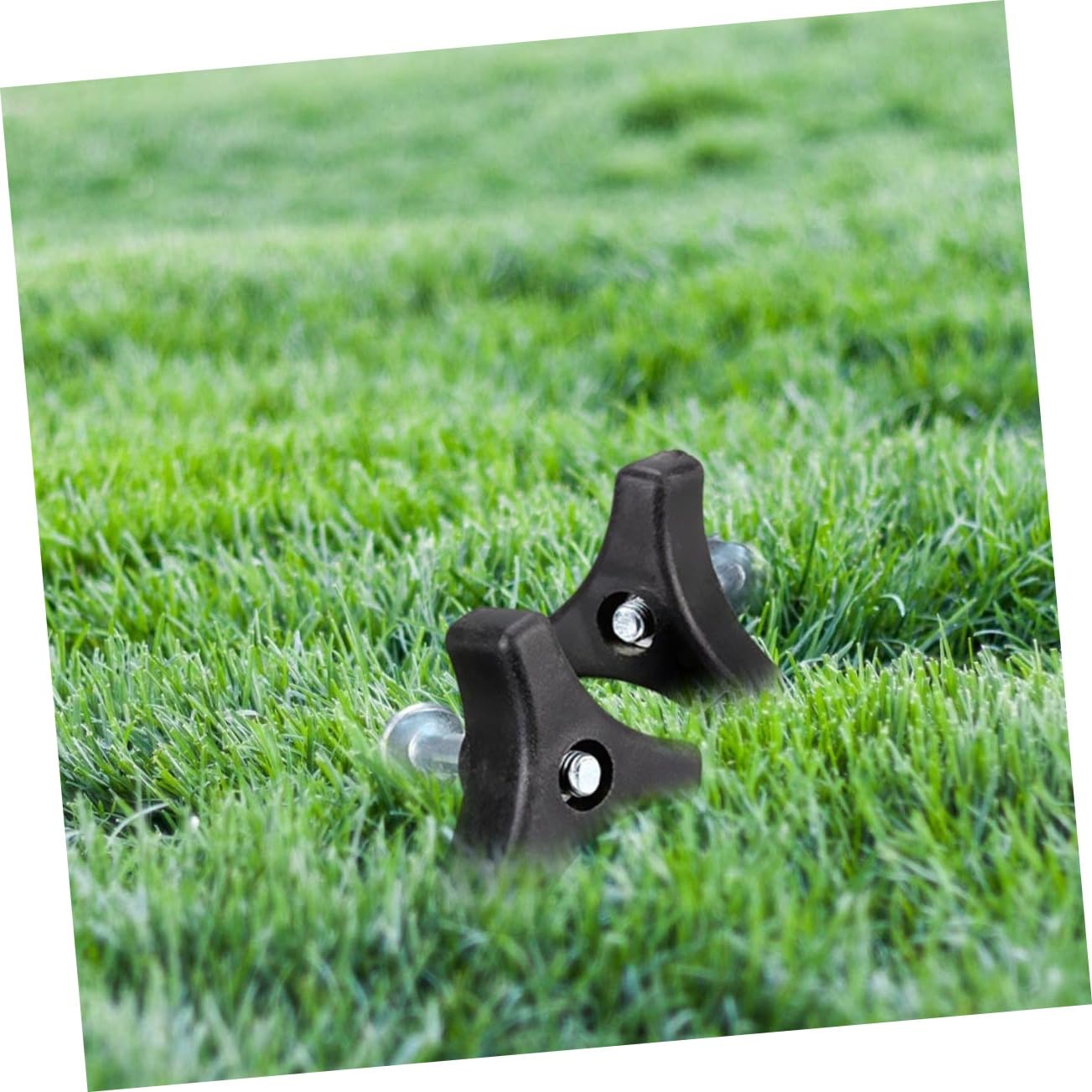 BEBEMOKO 1Set Triangle Mower Handle Replacement Durable Gardening Trimmer Grip Design for Easy Installation Compatible with Weeders for Lawn Maintenance and Weeding