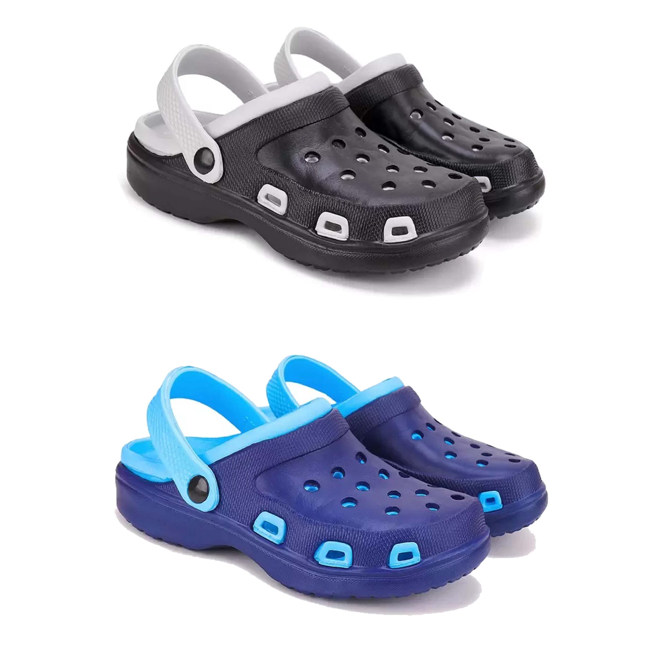 Men's Sandals Clogs| Lightweight Wear| Stylish & Easy to Wear For Men's PCV-SAN-(2-COMBO)-3018-3019