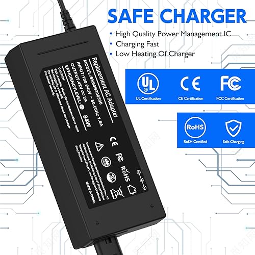 Miniatura 5 de Adaptador de corriente de 42V 2A para cargadores de scooter de lima, conector en línea de 3 clavijas para mod de bolsillo de 36V, batería de litio