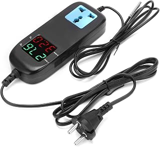Digitaler Temperaturregler Eujgoov MH-2000 Smart Electronic Thermostat Switch Temperaturregler für Gewächshaus(Europäische Vorschriften)