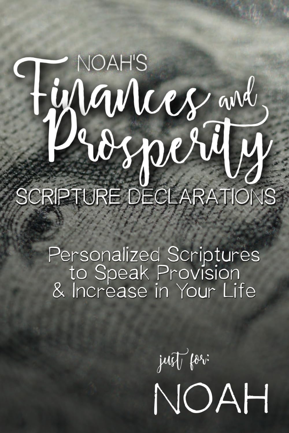 Noah's Finances and Prosperity Scripture Declarations: Personalized Scriptures to Speak Provision & Increase in Your Life (Noah's Personalized Scriptures Set)