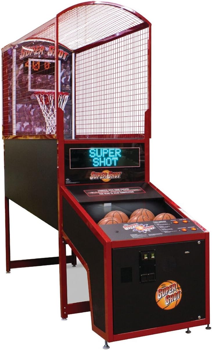 Super Shot Deluxe Arcade Basketball Game with Moving Backboard