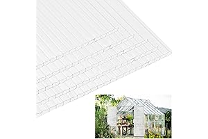 5 Pack 4' x 2' x 0.1'' Polycarbonate Greenhouse Panels
