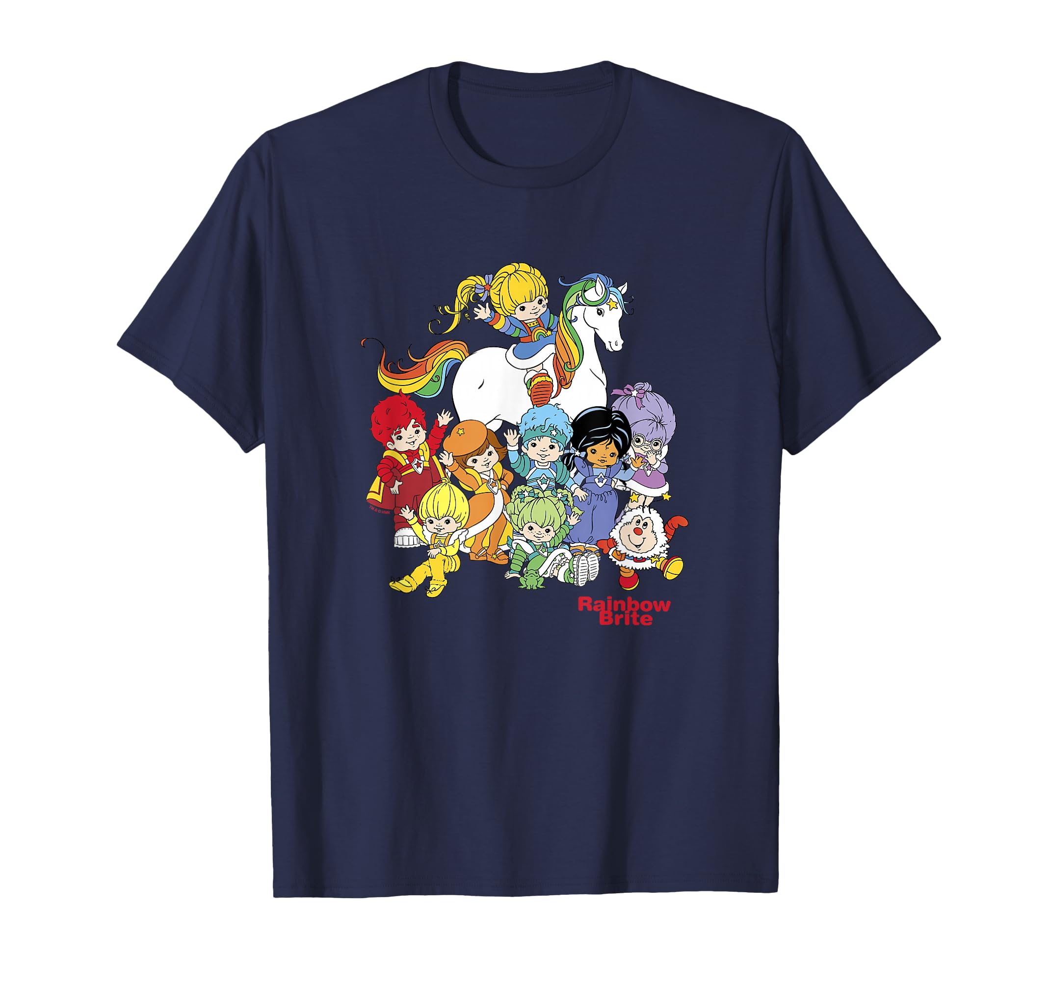 Rainbow Brite & Friends Vintage Color Kids and Sprites Group T-Shirt