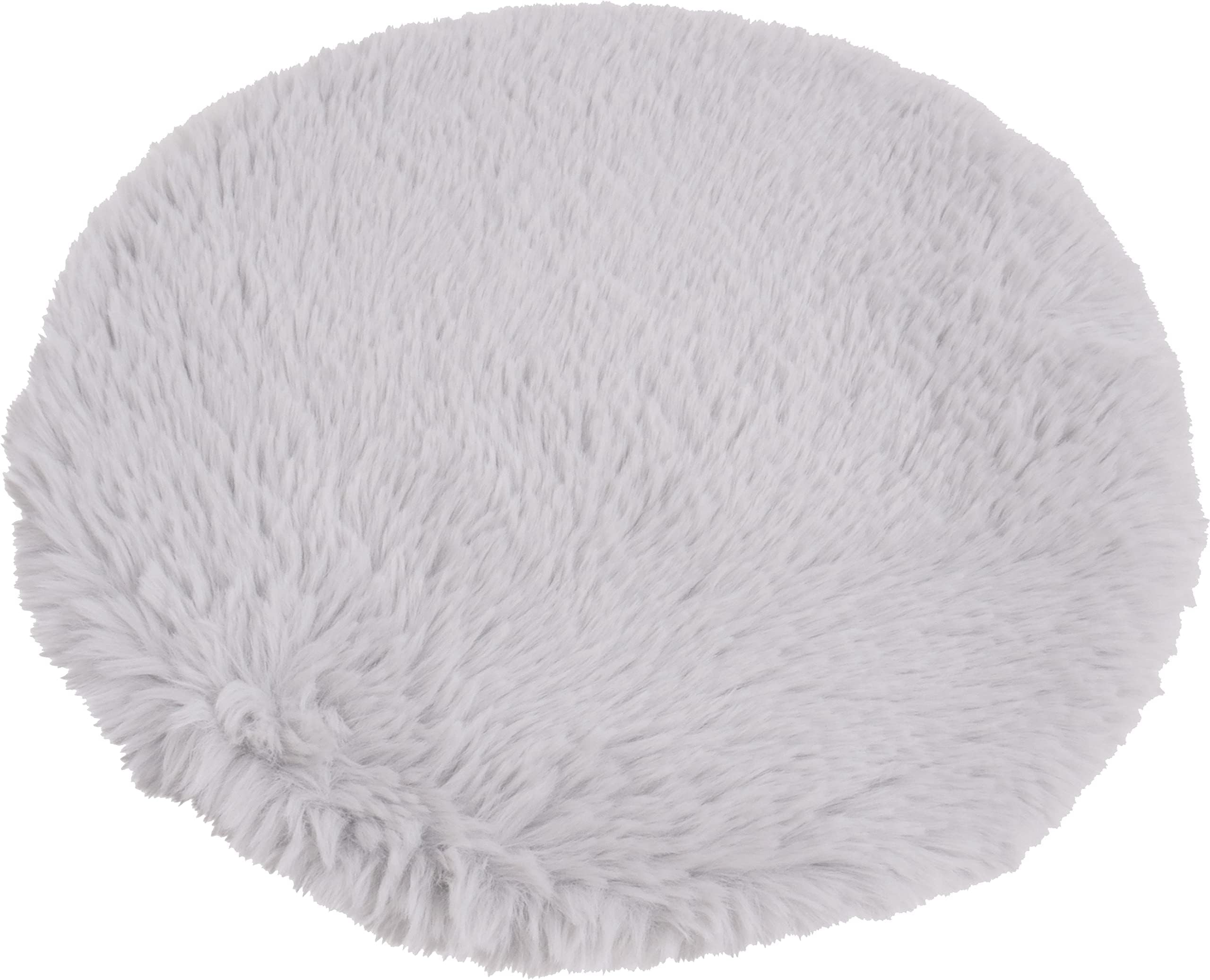 Faux Lammfell Sitzkissen 40x40cm - Weiche Sitzauflage In Braun