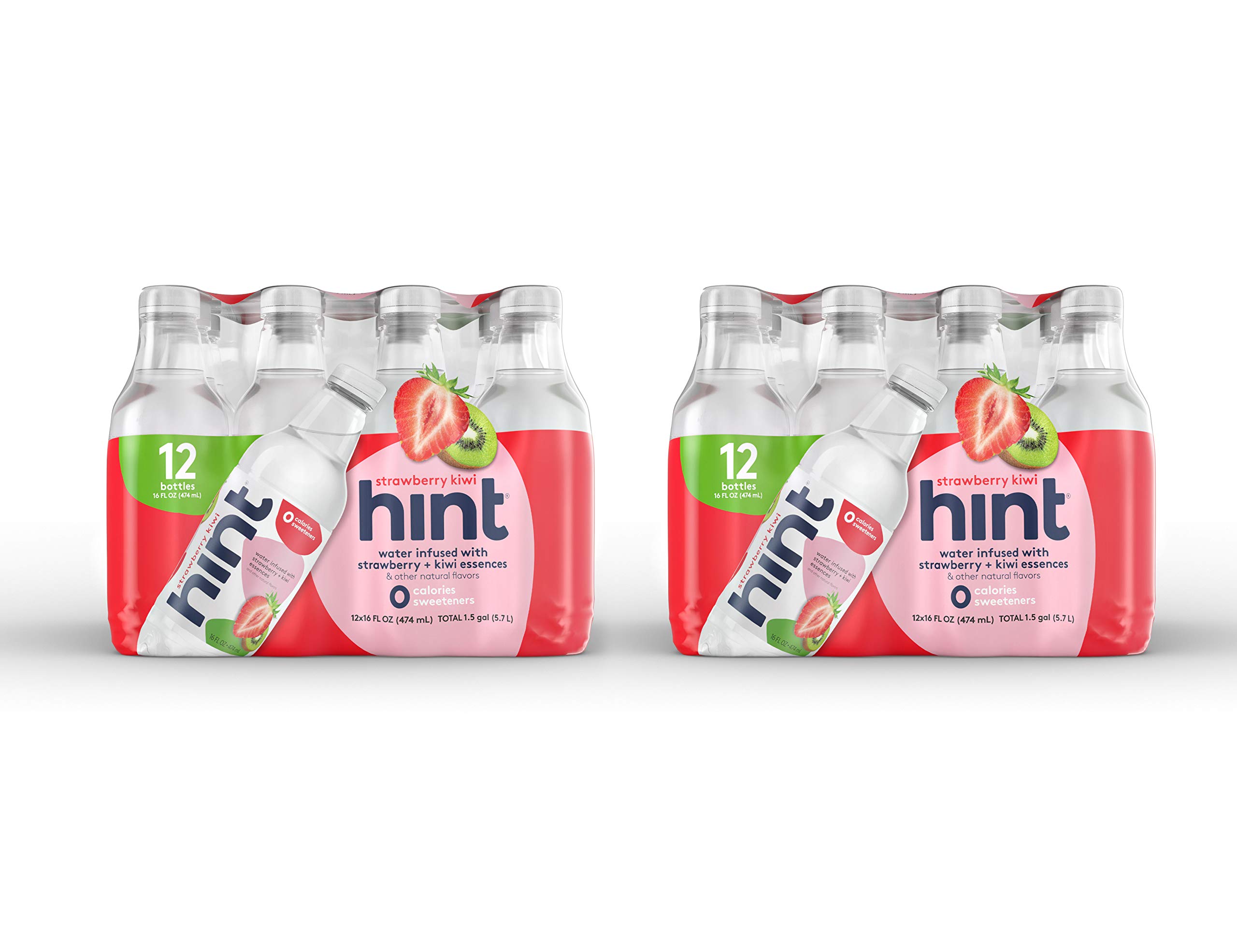 Buy Hint Water Strawberry Kiwi (Pack of 24) 16 oz Bottles Pure Water