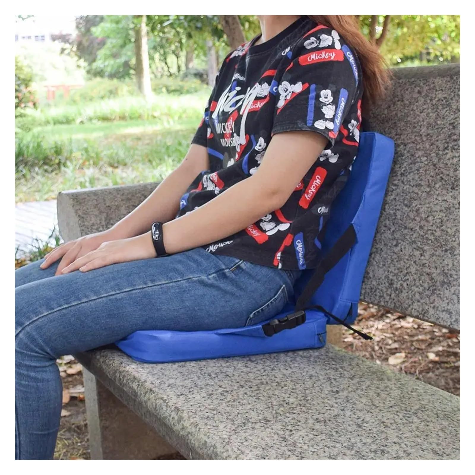 Coussin Siège Kayak Portable - Rembourré Et Réglable - Avec Sac Maille - Pour Pêche, Rafting Et Canoë - 78x40cm