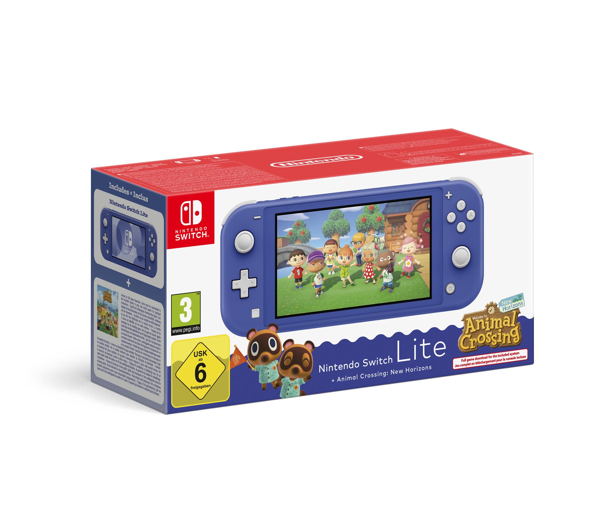 Nintendo Switch Lite Blue + Animal Crossing New Horizons : Amazon