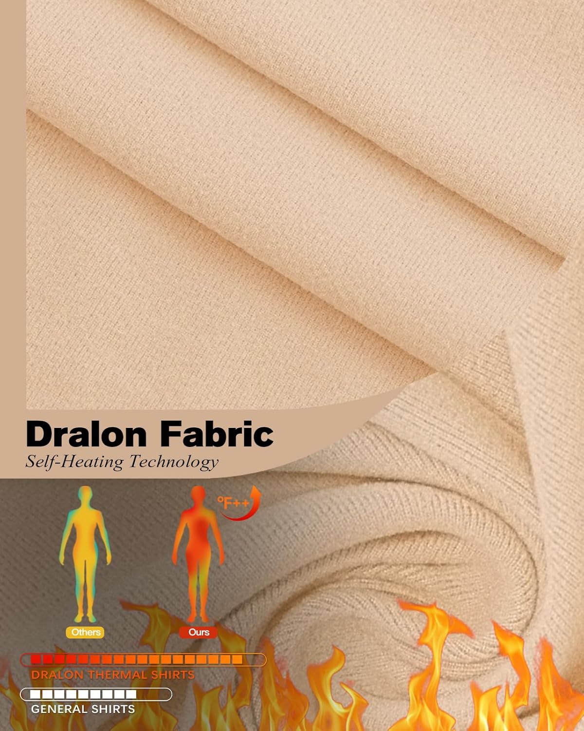 Lace V Neck Thermal Underwear Sets For Women Long Johns Fleece Base Layer Cold Weather Thermal Pajamas Set Top Bottom - Image 2