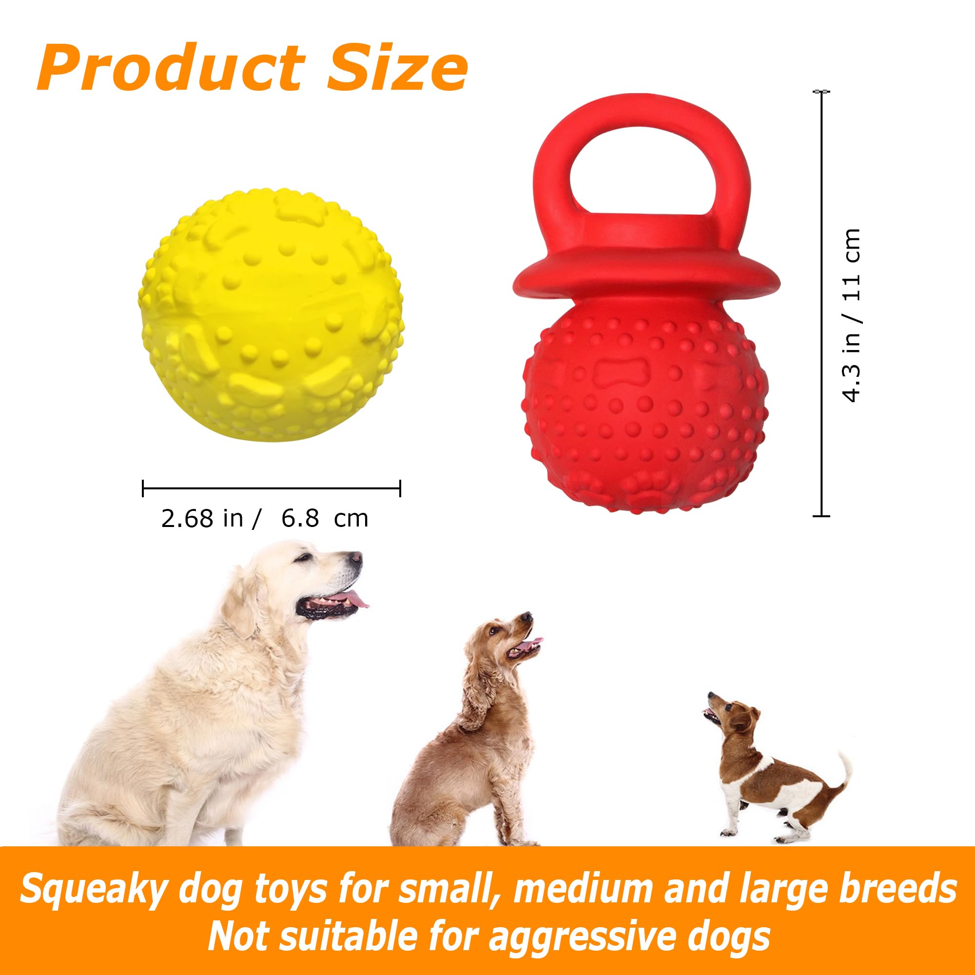 Juguetes masticables de látex para perros, novedosos juguetes chirriantes para cachorros en dentición, masticación suave, perros pequeños, medianos y grandes, suministros para perros recién