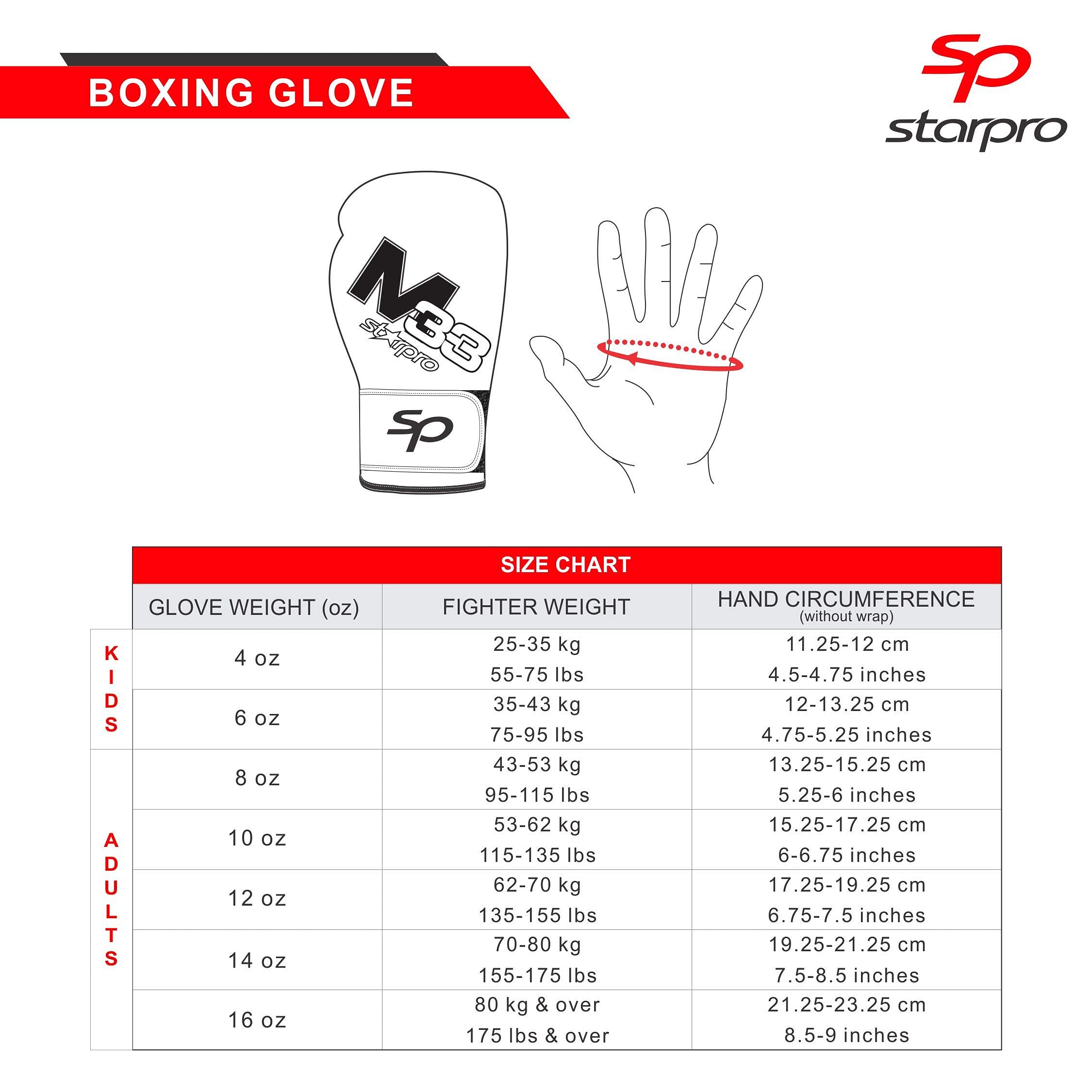 Buy Starpro M33 Boxing Gloves for Strong Punches & Fast KOs Boxing