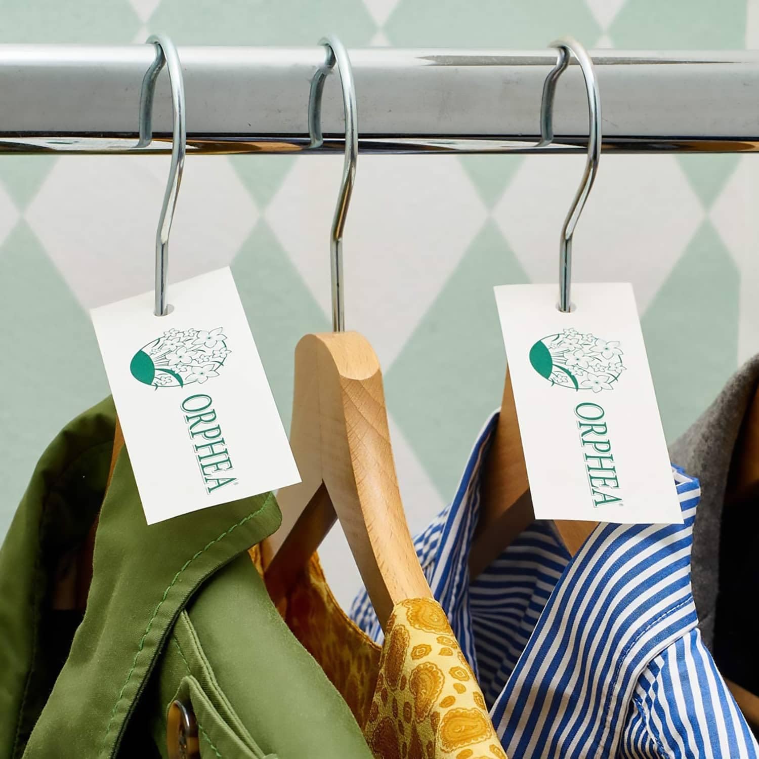 Orphea Salvalana, Foglietti Emanatori per Cassetti e Armadi, per Lana e Vestiti Tutta la Stagione, Profumo Lavanda, Confezione da 6 Pezzi