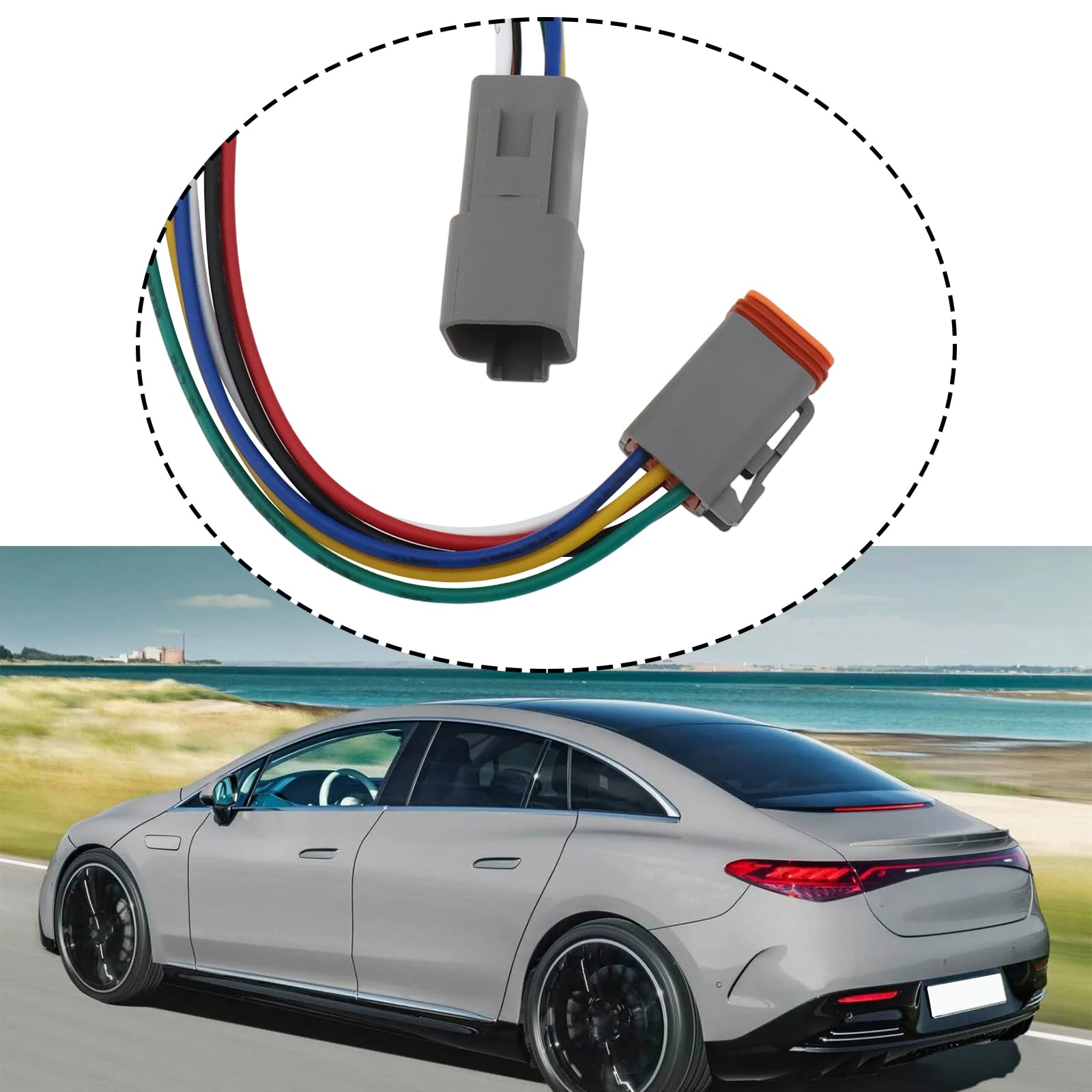 2 paia di connettori maschio femmina a 6 pin, 15 cm, compatibili con Deutsch DT per auto, camion, marina