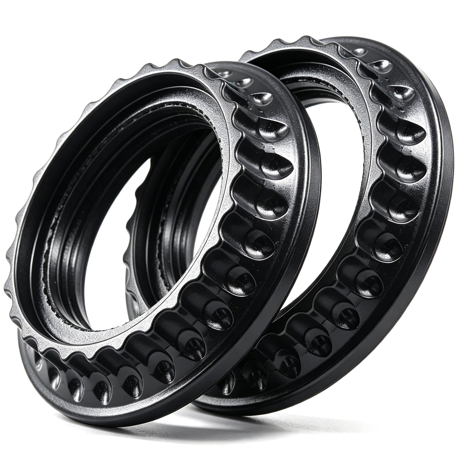fdxgyh lamp shade collar ring 2 pcs e26 light socket ring | bakelite retainer rings and replacement adapter (black)