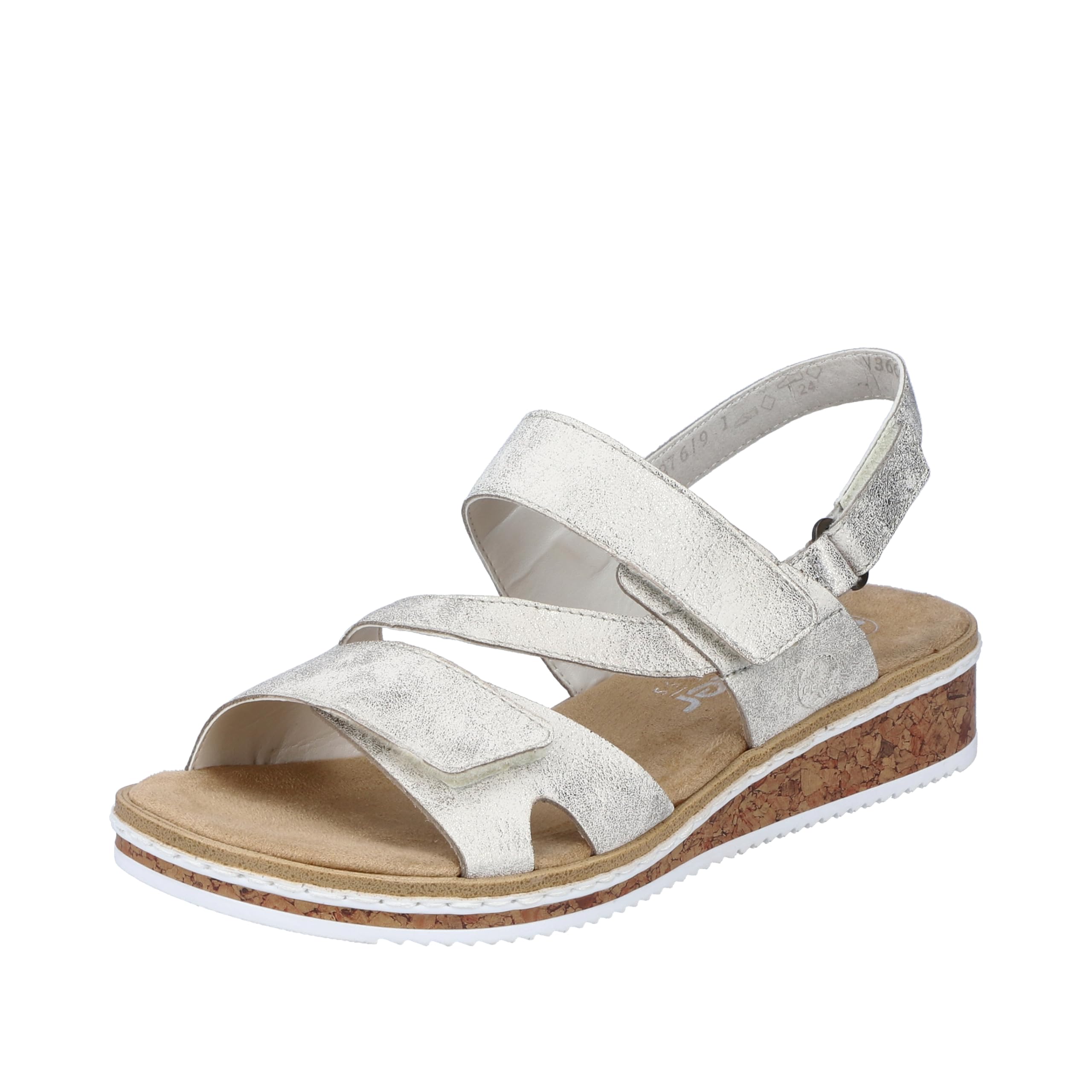Rieker Women's V3666 Sandals, beige, 6 UK