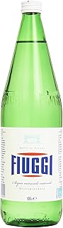 Fiuggi - Still Mineral Water - 6 Glass Bottles, 1L Per Bottle