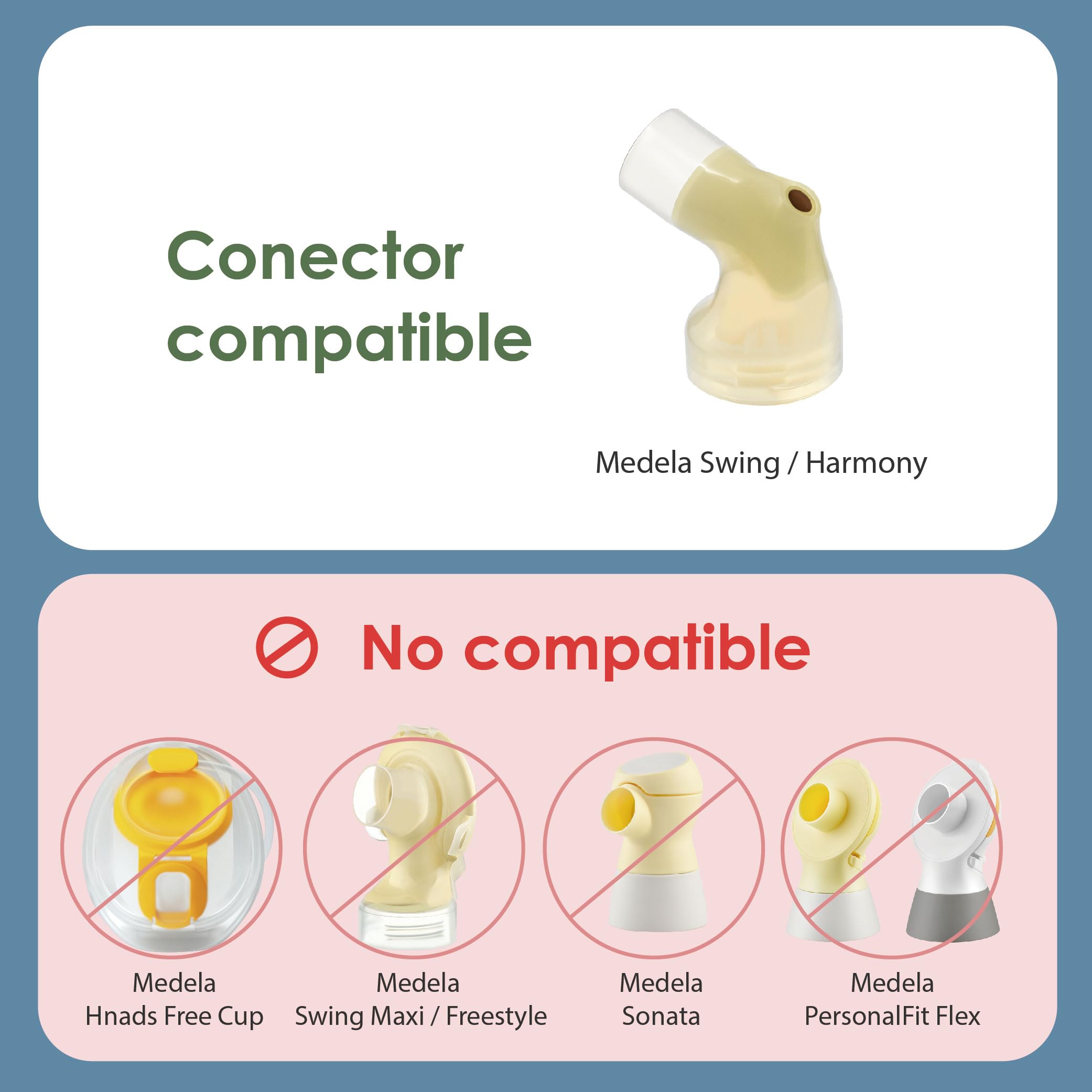 Maymom tubo para extractor compatible con Medela Swing, 1 unidad, libre de BPA, reemplazo ref. 8007215