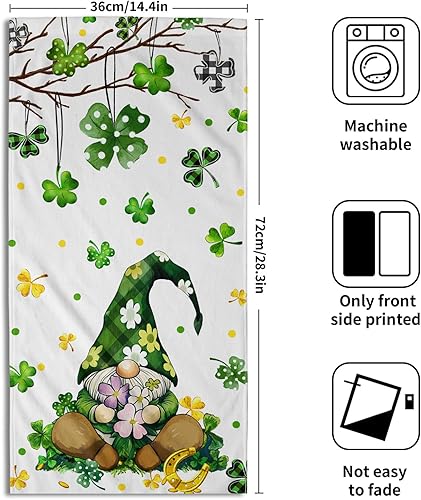 Vista 98 de Giwawa Juego de 2 toallas de mano de hojas marrones, toallas de baño bohemias suaves y delgadas, altamente absorbentes, decorativas, para cocina