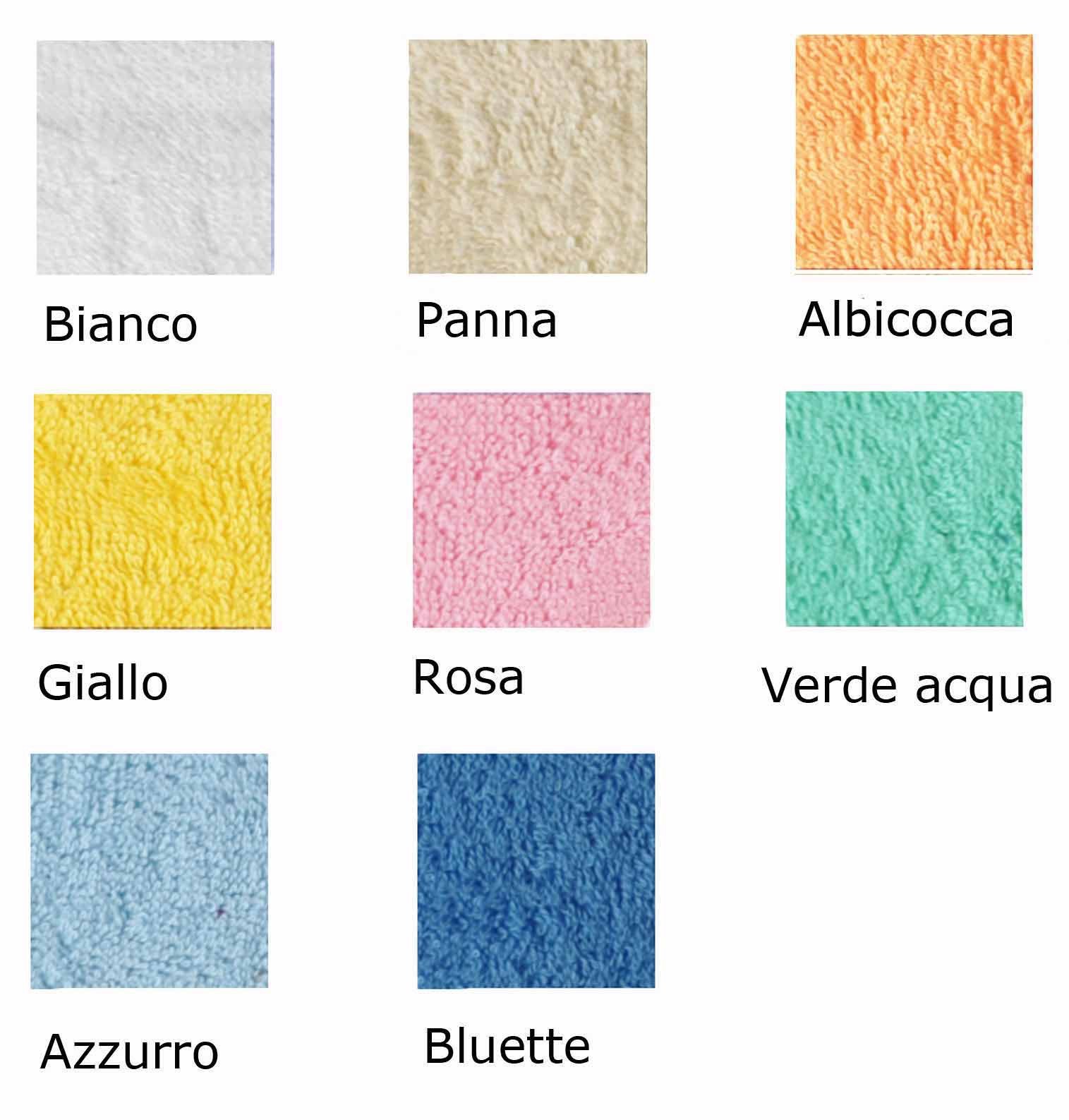 Casatessile Accappatoio Classico in Spugna Cotone - Azzurro, L Large