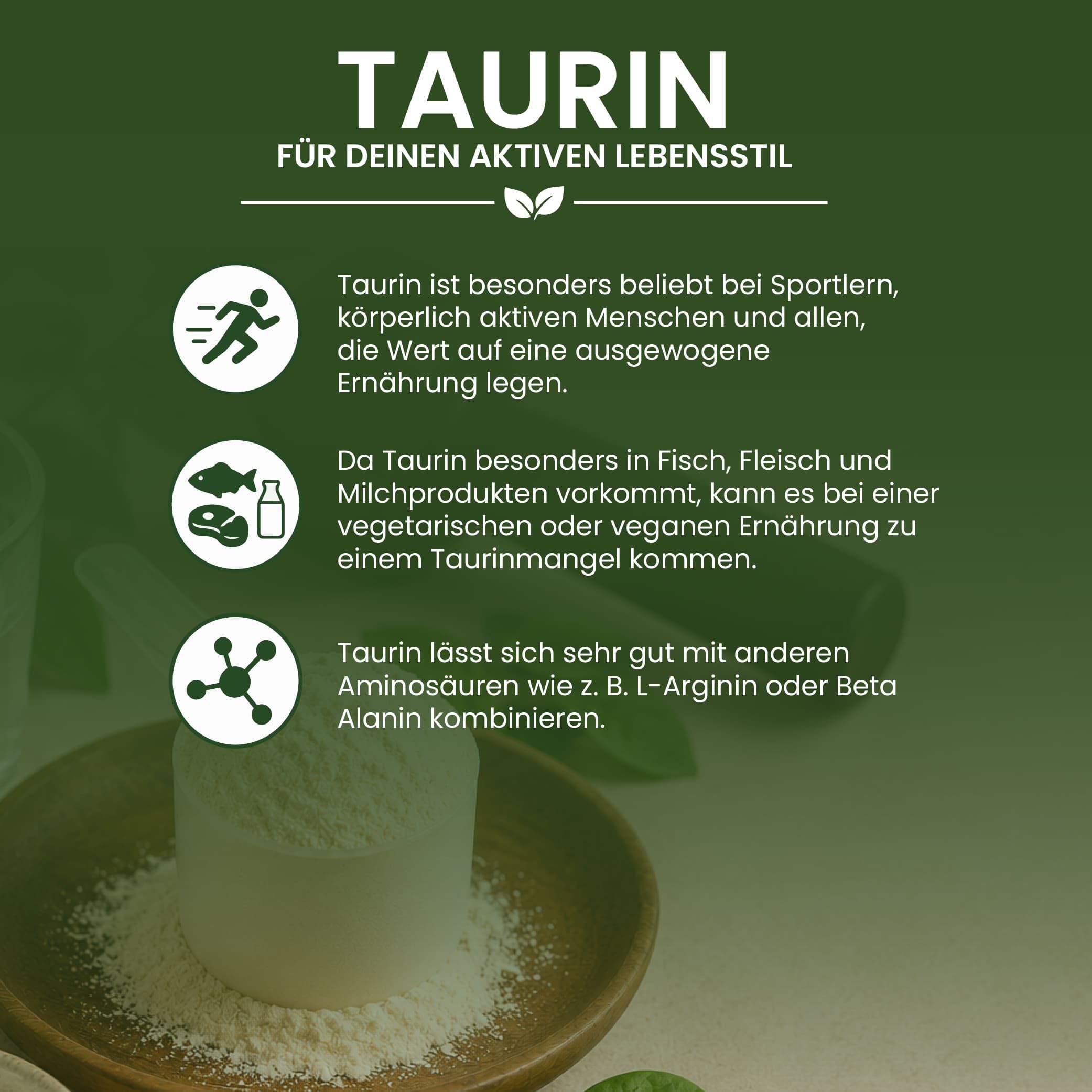 10 kg Taurin Pulver – Ohne Zusatzstoffe – 99,9% Rein – Muskelaufbau – Aminosäuren Pulver