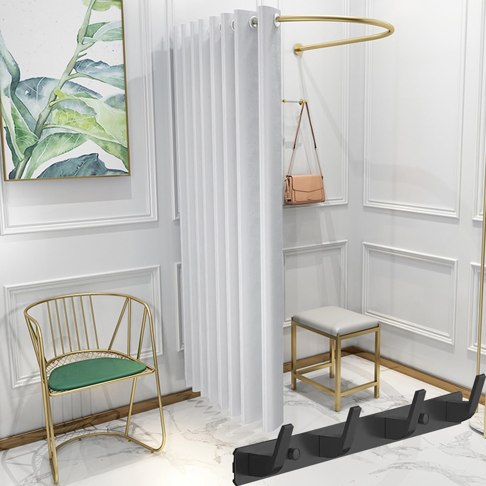 Cabine d'essayage vestiaire compact couleur I design en U