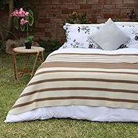 Vista 224 de Thick Alpaca Wool Blanket – Heavyweight Alpaca Wool Blanket for Camping Outdoors or Using Indoors Soft Peruvian Alpaca Wool Blankets