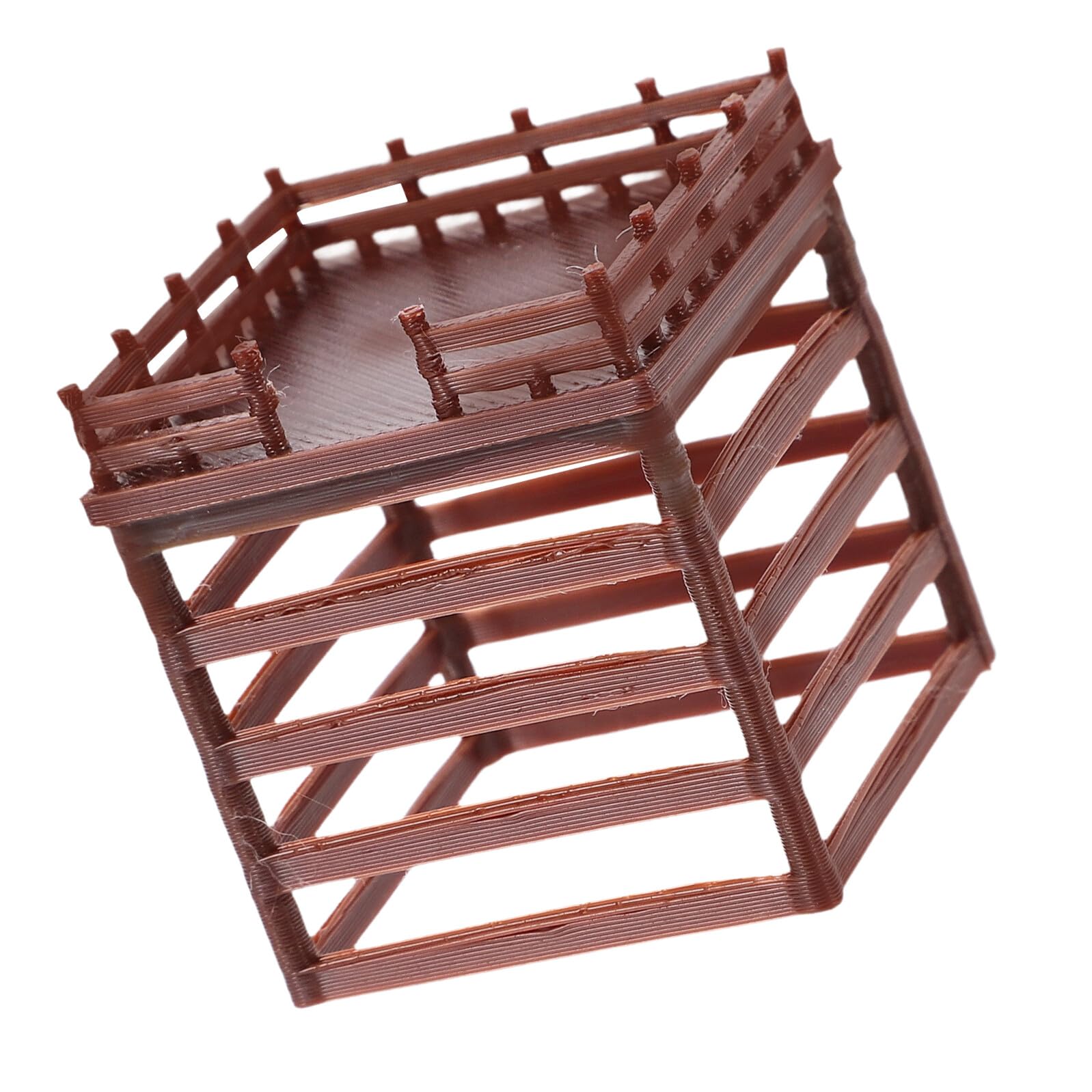 ERINGOGO Miniature Aquarium Platform Decor for Fish Tank Micro Landscape Garden Statue with Four-Sided Platform and Frame 3