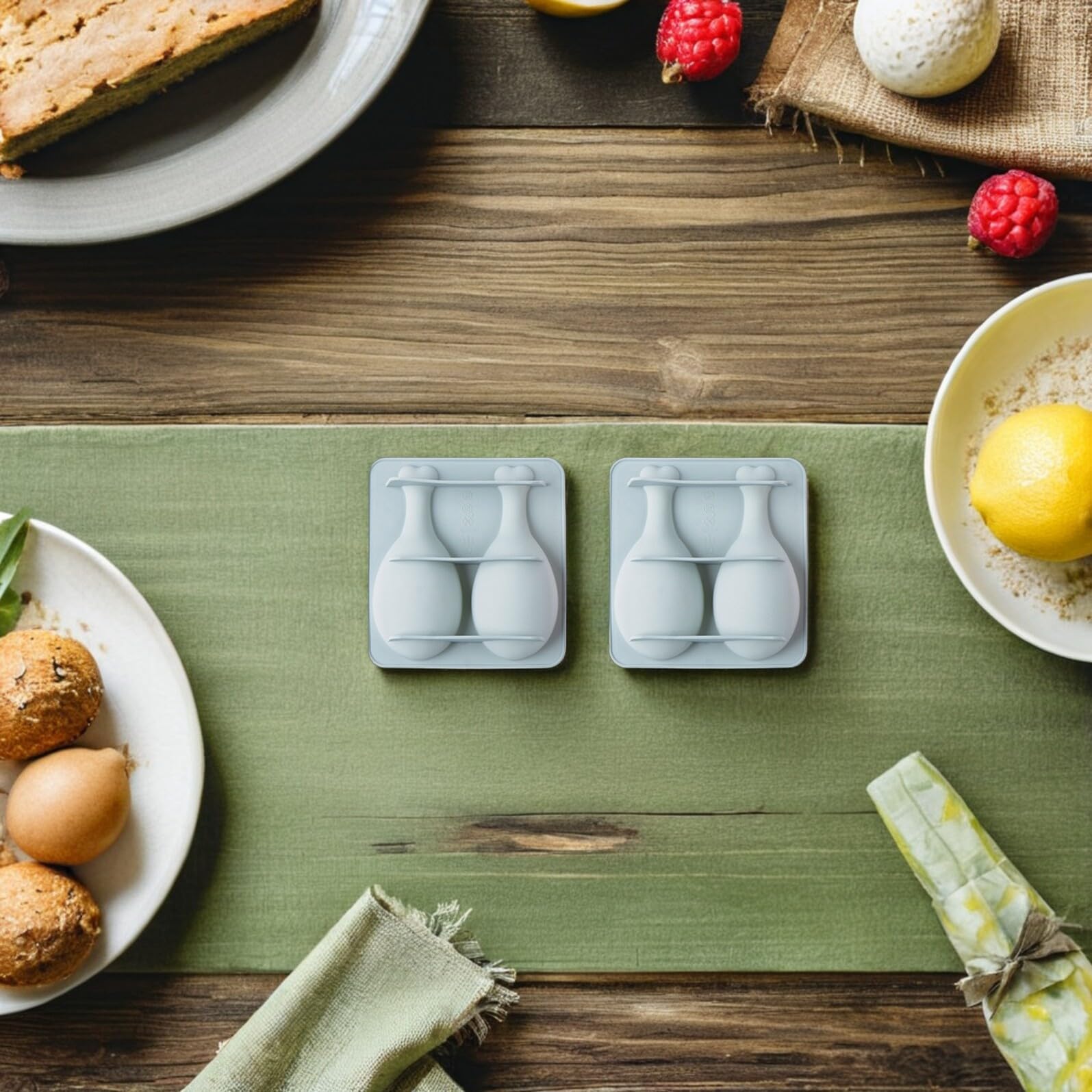 Moules Silicone En Forme De Poulet - Lot De 2, Antiadhésifs, Réutilisables, Pour Gâteaux, Bonbons, Pâtisserie Maison