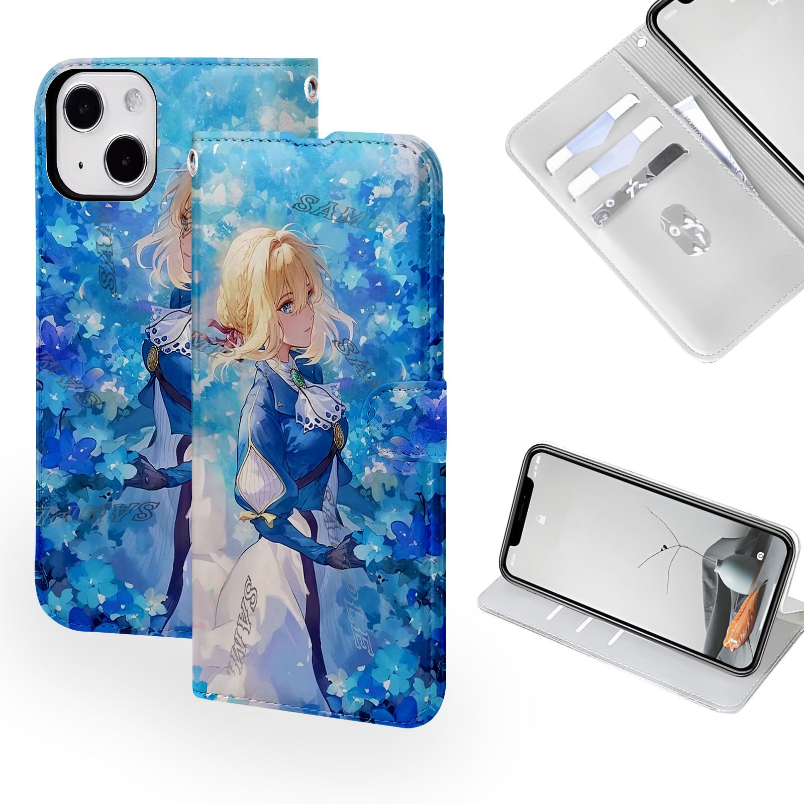 Amazon.co.jp: ヴァイオレット・エヴァーガーデン スマホ ケース