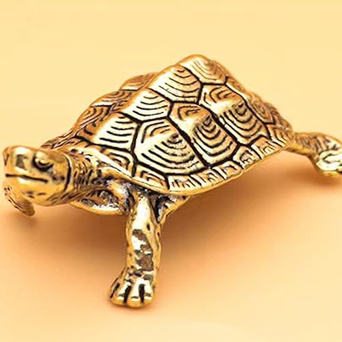 Vista 33 de Figura de estatua de tortuga de latón de latón, figura decorativa para oficina en casa (2 unidades, dorado) 2 piezas, dorado,1 unidad,2 piezas,2