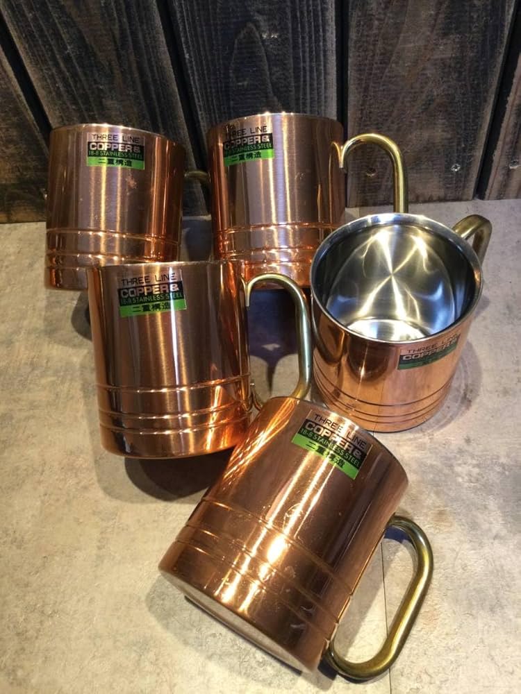 銅製マグカップと鍋のセットキャンプ用 銅製マグカップと鍋のセットキャンプ用 CAMPSWAMP × kassai.銅製