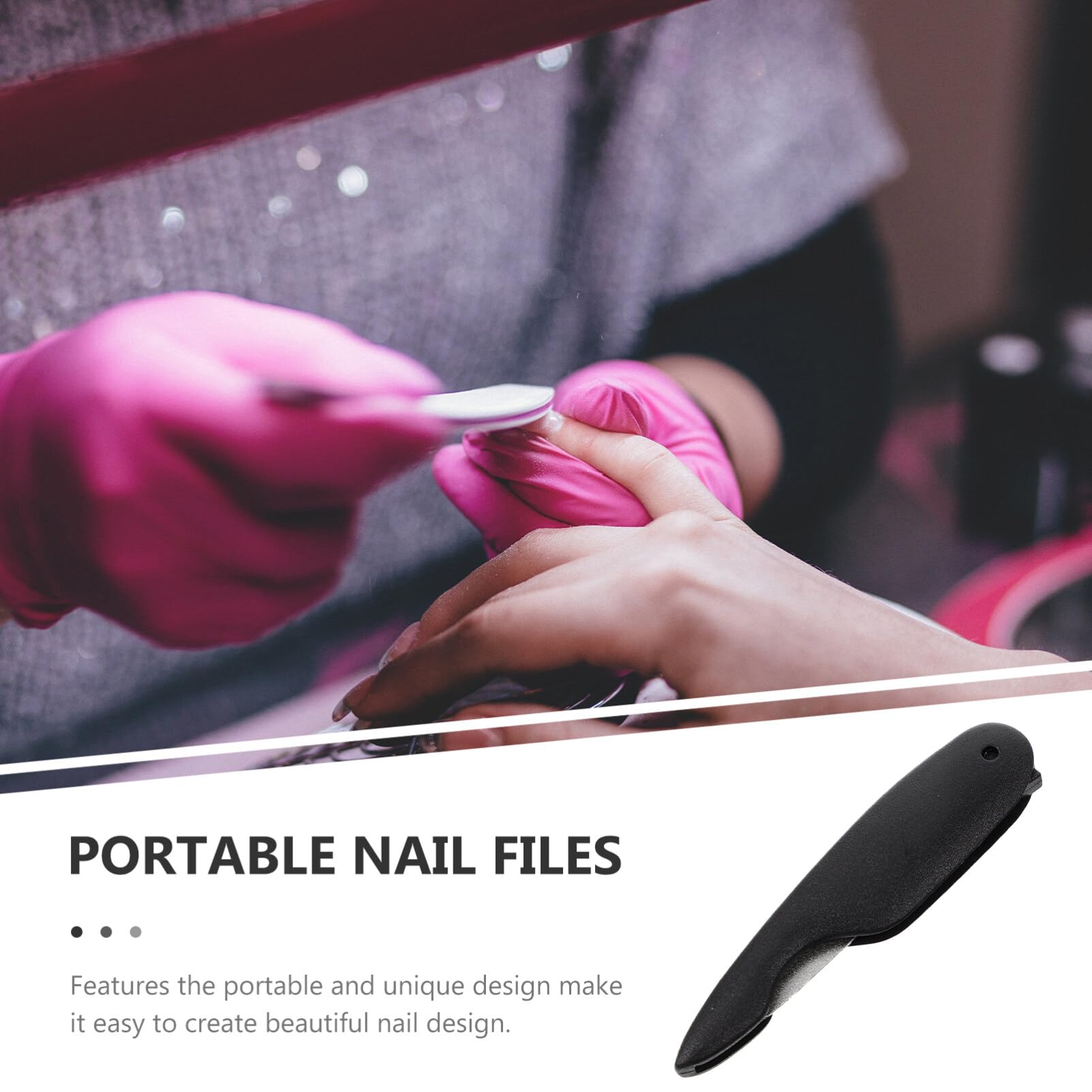 Healeved 24pezzi Limette Per Unghie Professionali Manicure e Pedicure Kit Portatile Per Lucidatura e Rifinitura Unghie Facile Usare e Resistente