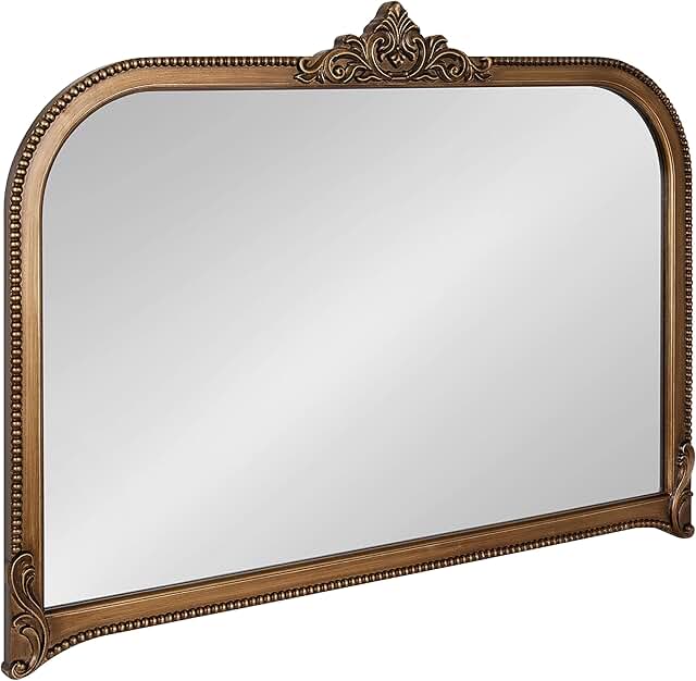 Kate and Laurel Hubanks Vintage Decorative Wide Arched Mirror; 40 x 30; ...
