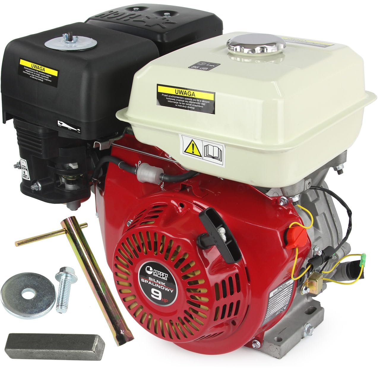 OHV - Motor de explosión de gasolina de 4 tiempos, 270 cc, 9 CV, 6,6 kW, para Go Kart, motoazada, cortacésped universal