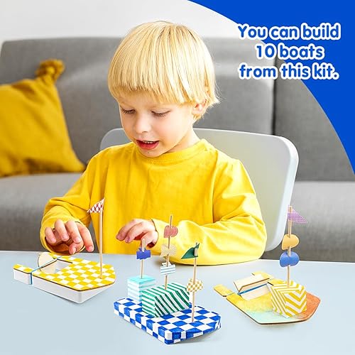 Miniatura 6 de WECHARM HOME Kit de construcción 3D, rompecabezas de pintura 3D, los niños usan su imaginación para pintar y hacer bricolaje, rompecabezas 3D para