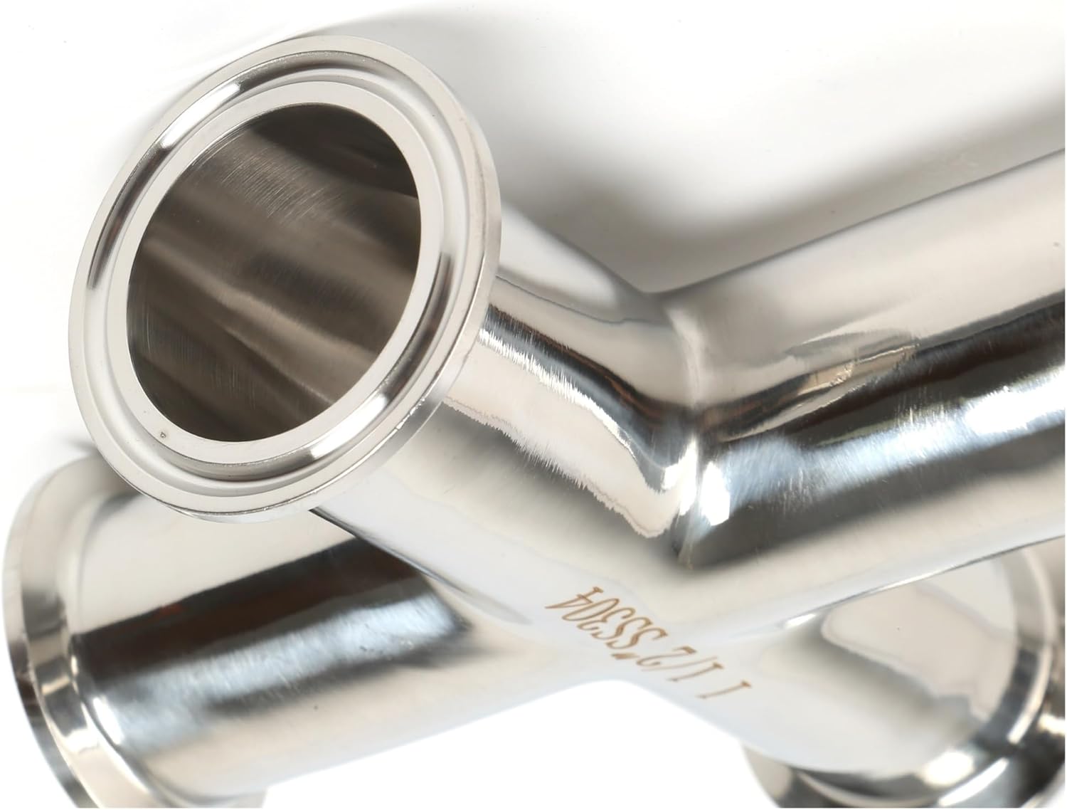 SUS304 tri clamp Cross mirror polished food grade clamp four-way Cross sanitary tri Clamp Fittings 25mm/32mm/38mm/51mm(OD32MM)