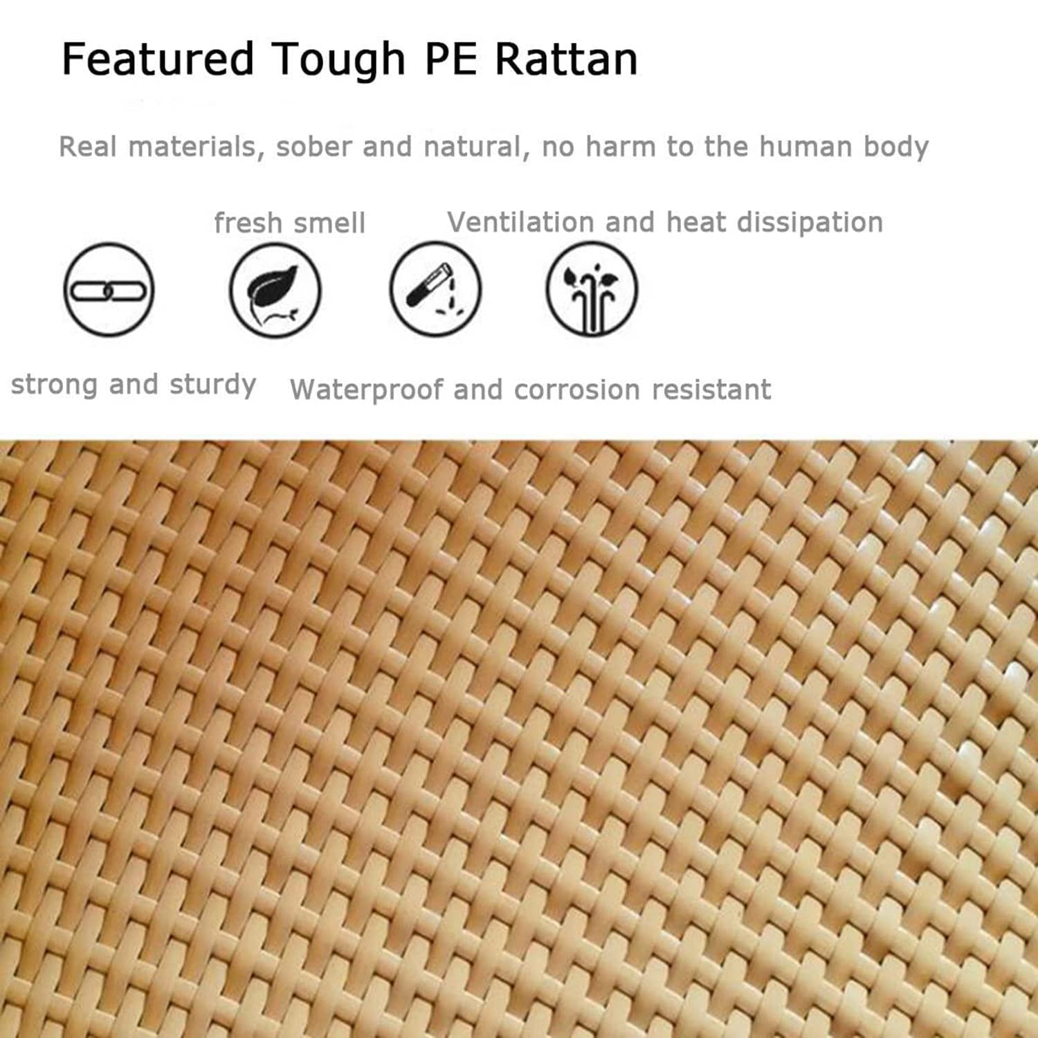 Bandeja de Servicio Tejida de ratán, Bandeja de Comida con Asas, Bandeja Flotante de Lujo para Mesa, Bandeja Flotante para Piscina