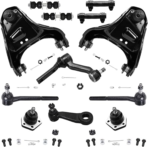 Miniatura 66 de Detroit Axle - Kit de suspensión delantera 2WD para Ford F-150 2004-2005, 2 brazos de control superiores, 2 rótulas inferiores, 2 barras