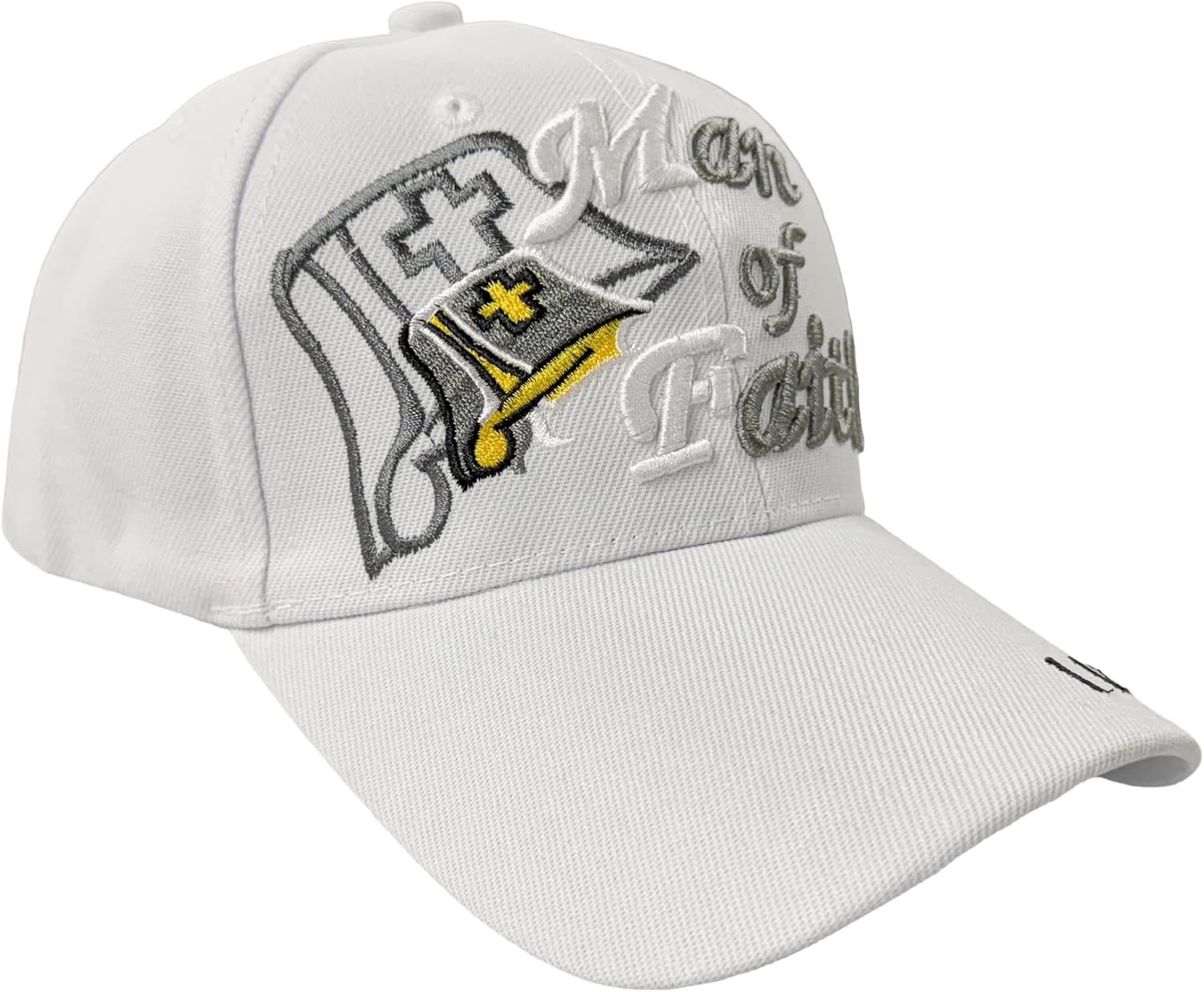 Black Duck Brand Embroidered Man of Faith Adjustable Baseball Cap - Multiple Colors Available - Image 2