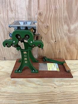 Amazon | 現状販売 小野機械製造所 小野式製麺機 両刃型 ハンドル付き