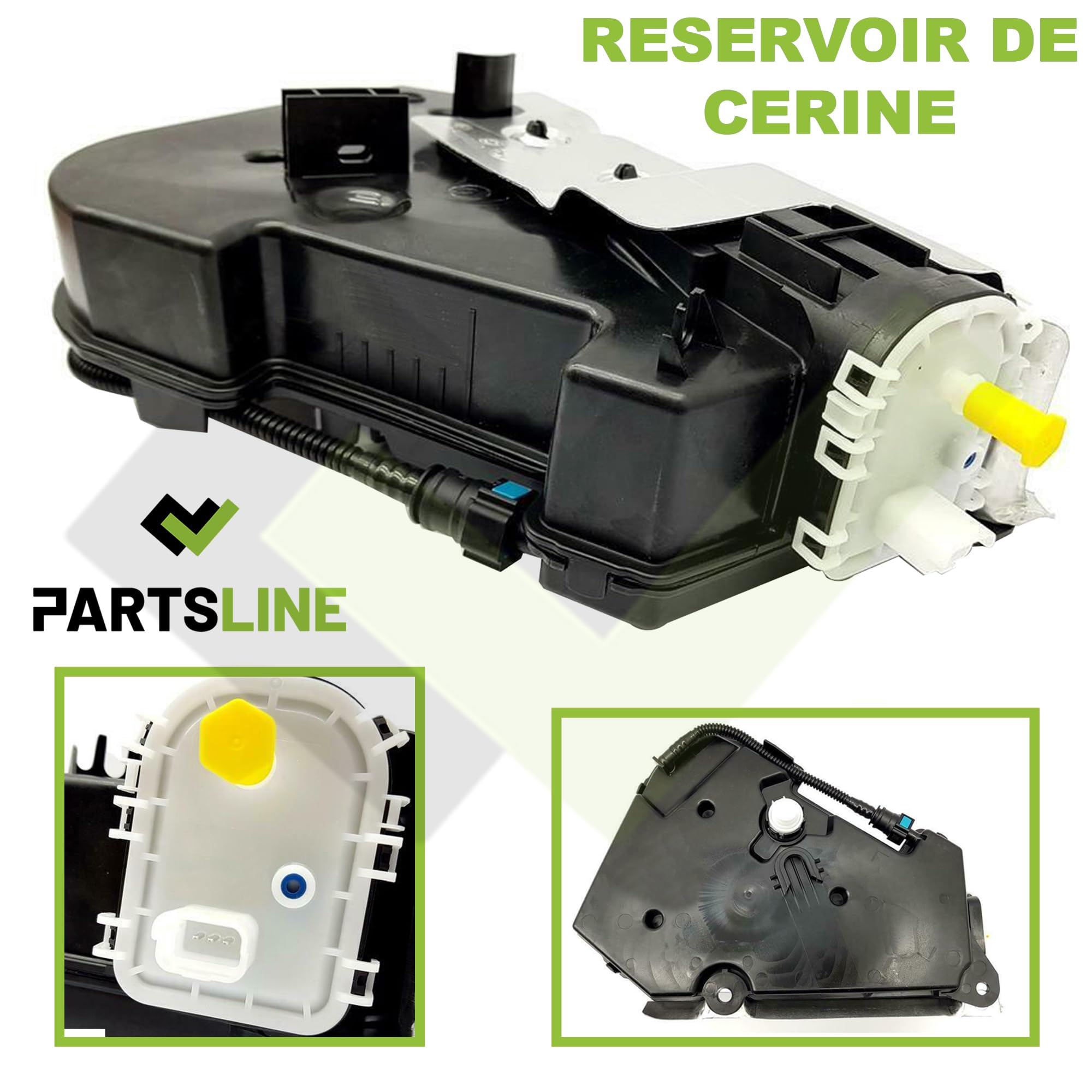 Réservoir avec Bidon de Cérine Additif FAP compatible avec C4 II DS4 3008 308 I 308 SW I RCZ 1.6 2.0 BlueHDi HDi - 9671981380 1500PH 1500PY
