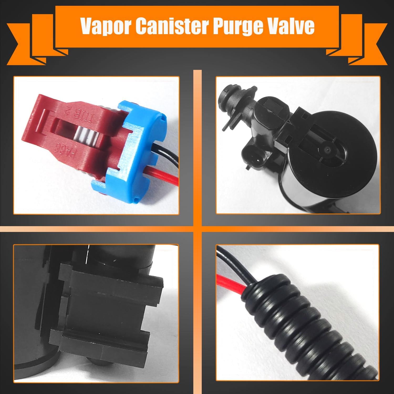 911-799 Vapor Canister Purge Valve Fit for 2007-2019 Kia Sorento/Hyundai Santa, Vapor Canister Vent Solenoid Valve Replace OE# 31453-3Q500, 2M1416, 2M1419, CPV82, CVS72, 31430-0W000