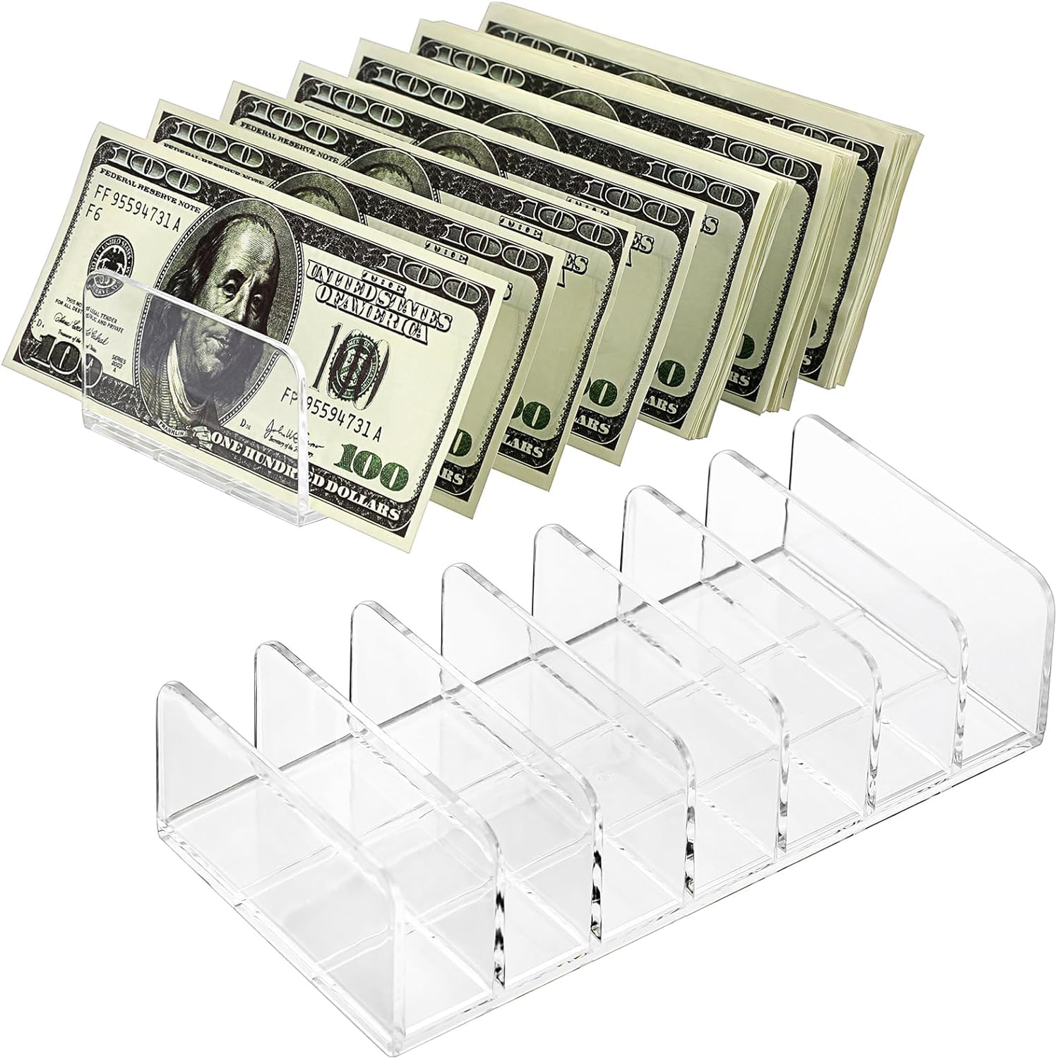 Photo 1 of SYglass Acrylic Cash Tray 7 Slots