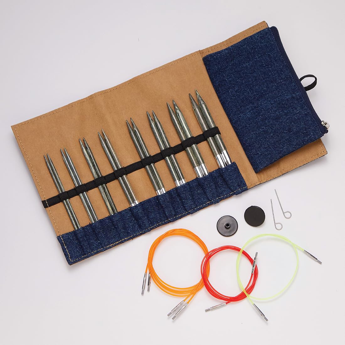 KnitPro - KnitPro Special Edition Holz Indigo Austauschbar Nadel Setzen - 1 Setzen