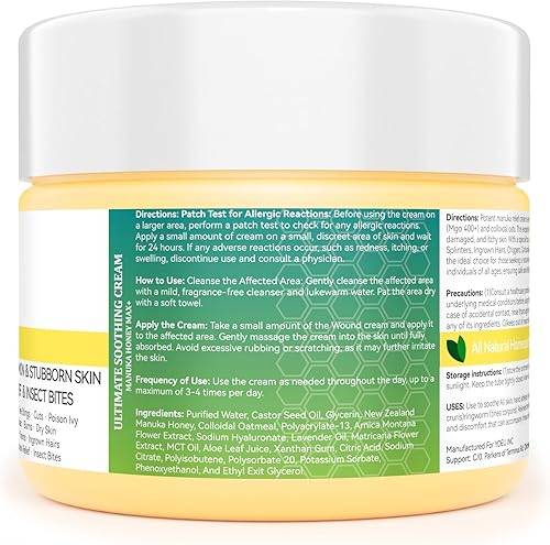 Miniatura 9 de Draw Salve Eczema Cream Alivio de la picazón del pie de atleta, erupción por calor, picazón del ano, tiña versicolor, axila, liquen plano, parche de