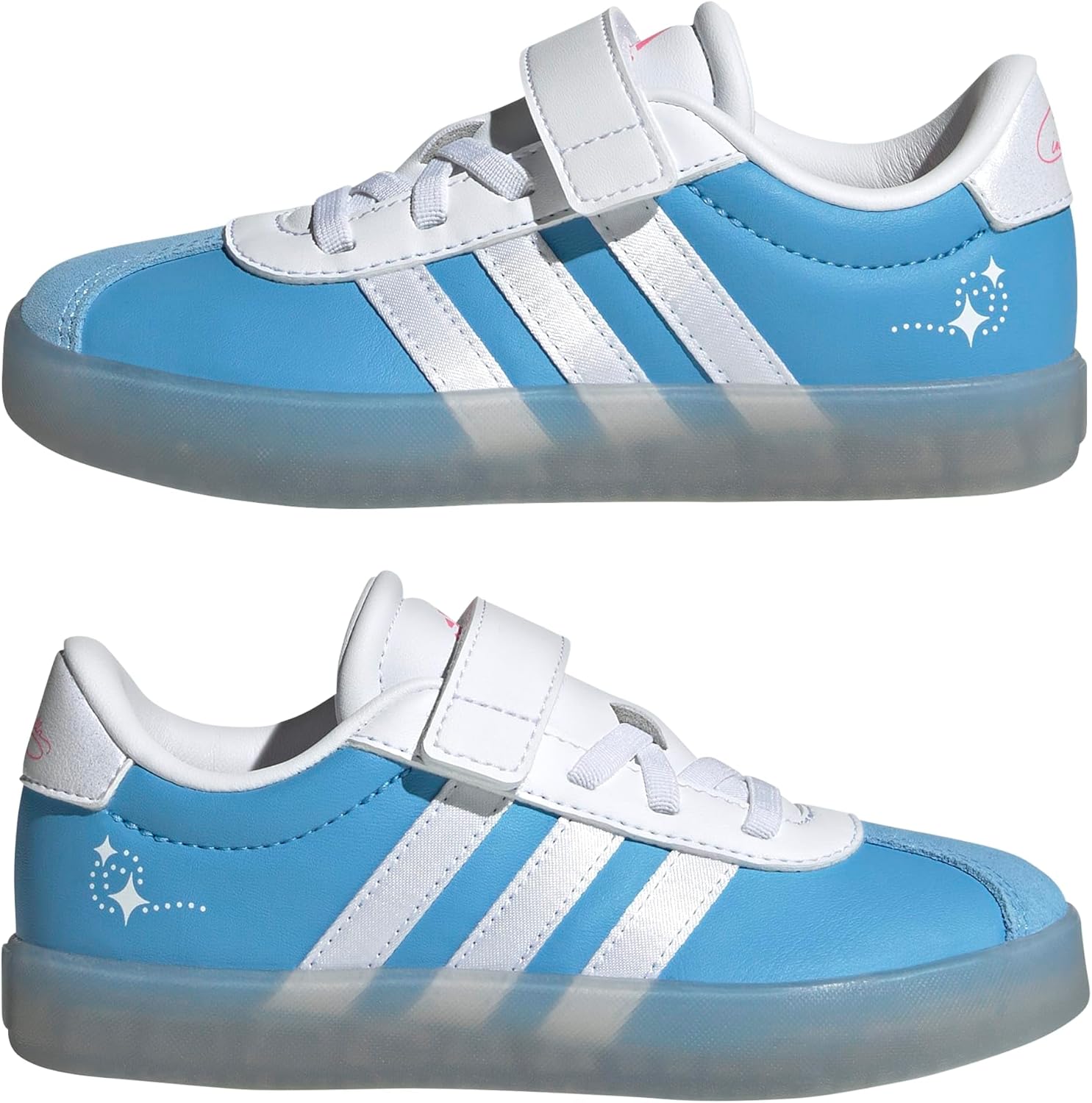 Adidas Unisex-Child Disney Vl Court 3.0 Elastic Lace & Strap - Image 8
