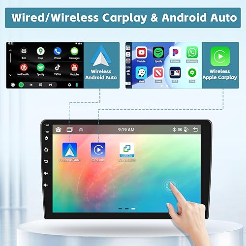 Miniatura 4 de Radio inalámbrica Apple Carplay Android Auto para automóvil Honda CRV 2002-2006 estéreo, 2G+32G Hikity Android 11 estéreo para automóvil de 9
