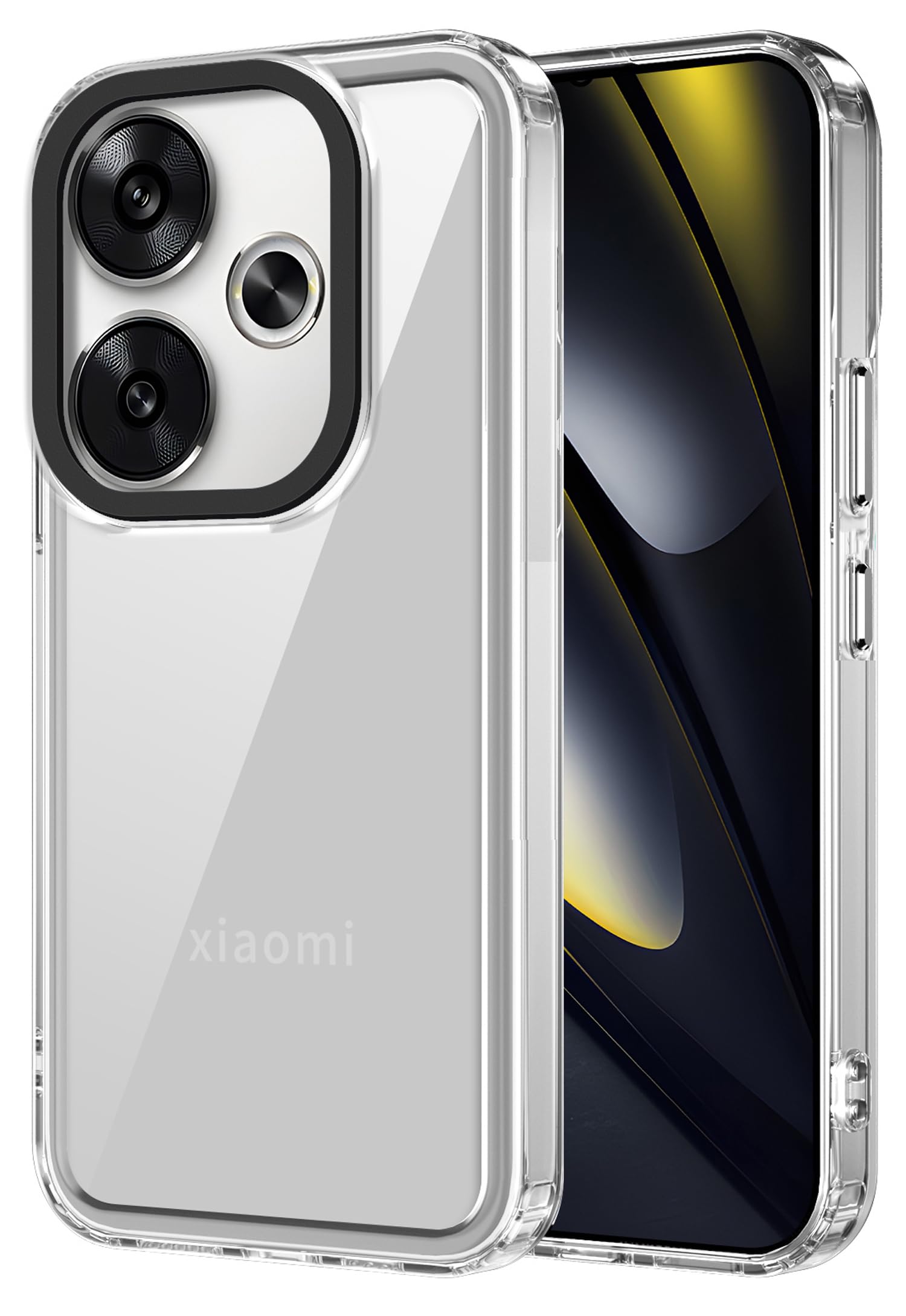 Kapa Warrior Acrylic Clear Back Cover for Poco F6 (5G) | Slim Shockproof [Military Grade Protection] Hybrid Bumper Case (Clear Sides) (B0D8JH1Z38) Amazon Price History, Amazon Price Tracker