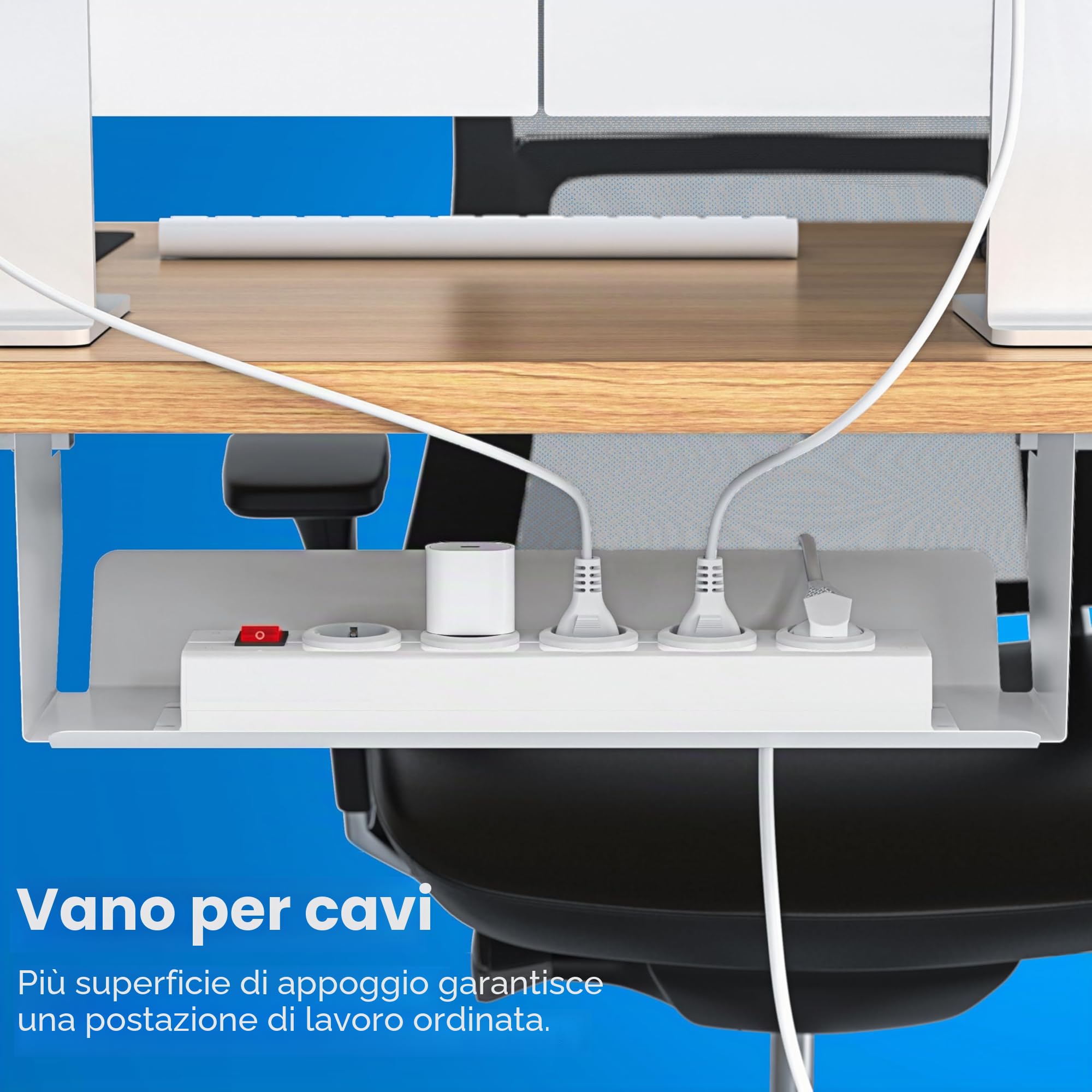 KESSER® Scrivania elettrica regolabile in altezza, Scrivania ergonomica per postura eretta, Controllo di memoria a 3 funzioni, incl. Ruote a 360° e Porta di ricarica USB, 140x70 cm - Beige